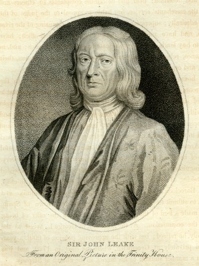 Sir John Leake, britský admirál, 18. století od Unbekannt