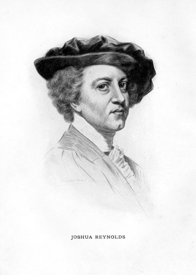 Sir Joshua Reynolds , anglický malíř, 1912 od Unbekannt