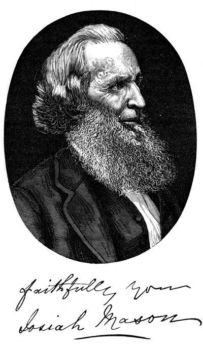 Sir Josiah Mason, anglický výrobce per, c1880 od Unbekannt