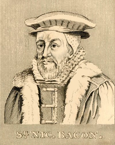 Sir Nicholas Bacon, 1510-1579, 1830. od Unbekannt