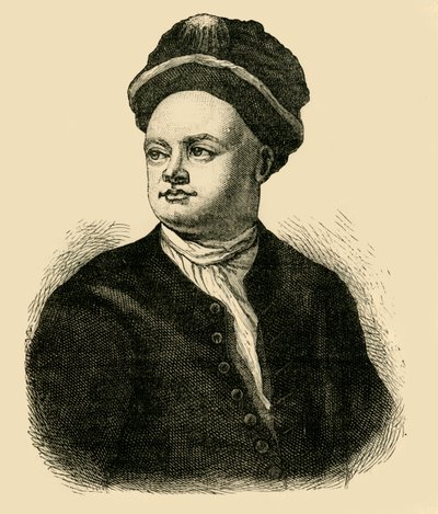 Sir Richard Steele, c1700, c1876. od Unbekannt