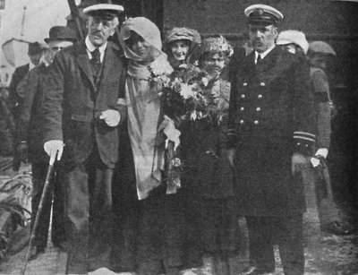 Sir Squire Bancroft a Madame Sarah Bernhardt, c1925 od Unbekannt