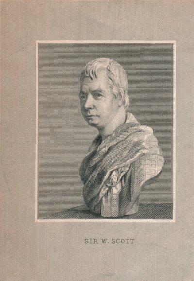 Sir Walter Scott, 19. století. od Unbekannt