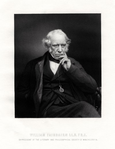 Sir William Fairbairn, 1. Baronet, skotský inženýr, 19. století od Unbekannt