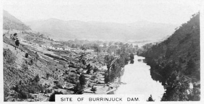 Místo přehrady Burrinjuck, Nový Jižní Wales, Austrálie, 1928 od Unbekannt