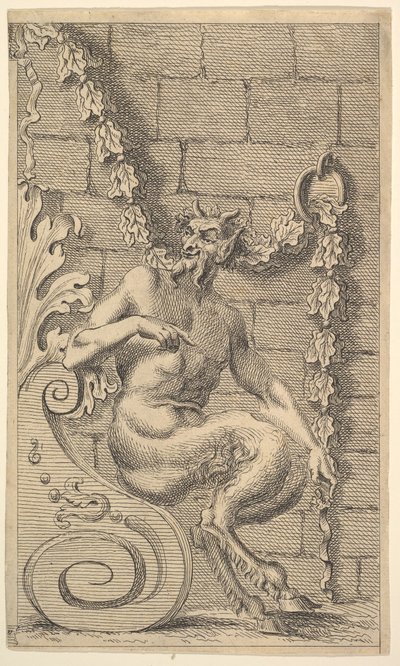 Sedící Satyrové, po roce 1732. od Unbekannt