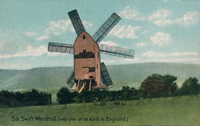 Six Swift Windmill, Kingston, poblíž Lewes, Sussex, c1905. od Unbekannt