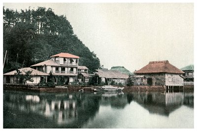 Malý letní hotel, Kanazawa, Japonsko, 1904 od Unbekannt