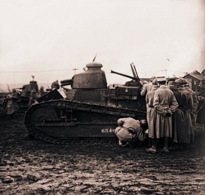 Malý tank, c1914-c1918 od Unbekannt