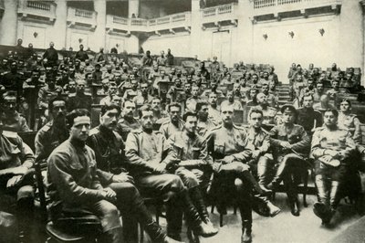 Vojenští delegáti ruských armád v Doumě, 1919. od Unbekannt