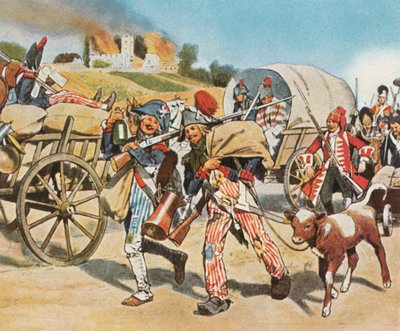 Vojáci francouzské revoluce v Pfalz, 1793, 1936. od Unbekannt