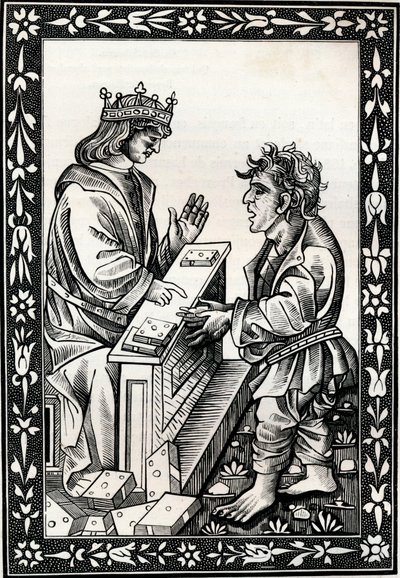 Solomon a Marcoul, 15. století, 1849. od Unbekannt