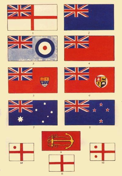 Někteří praporečníci Británie a Commonwealthu, c1948. od Unbekannt