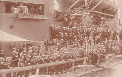 Některé z lodí společnosti HMAS Australia, c1917 1919 od Unbekannt