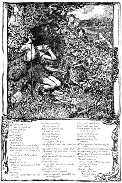 Píseň ze Shakespearova Vášnivého poutníka, 1895 od Unbekannt