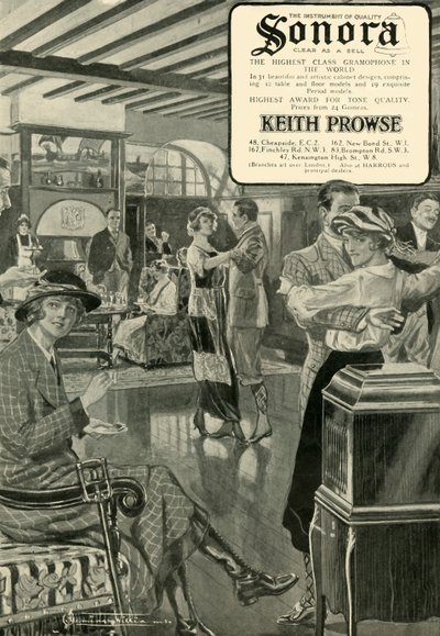 Sonora - Gramofon nejvyšší třídy na světě, 1920. od Unbekannt