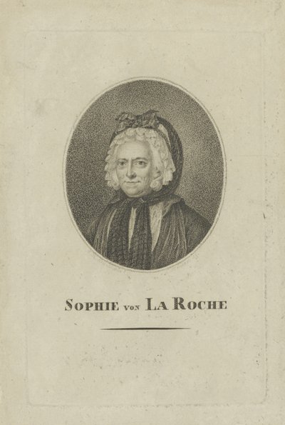 Sophie von La Roche, rozená Gutermann von Gutershofen 1730-1807, c. 1800 od Unbekannt