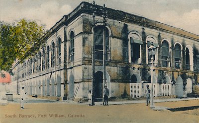 South Barrack, Fort William, Kalkata, konec 19.-začátek 20. století. od Unbekannt