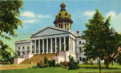 Státní kapitol v Jižní Karolíně, Columbia, S.C., 1942. od Unbekannt