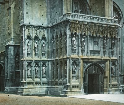 South West Porch, Canterburská katedrála, c1890. od Unbekannt
