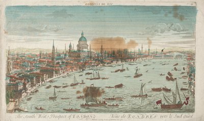 Southwest Prospect of London, 1760. od Unbekannt