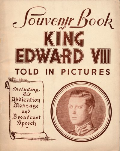 Suvenýrová kniha krále Edwarda VIII: Vyprávěno v obrazech, 1937 od Unbekannt