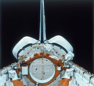 Astronaut raketoplánu na EVA, 80. léta od Unbekannt