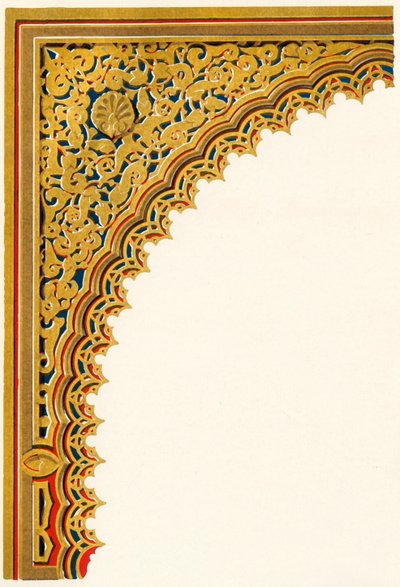 Spandril z výklenku dveří u vchodu do Síně velvyslanců..., 1907. od Unbekannt