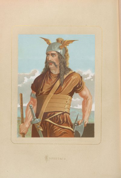 Spartakus. Od: Slavní muži a ženy všech dob od Juana Landy, 1875-1877. od Unbekannt