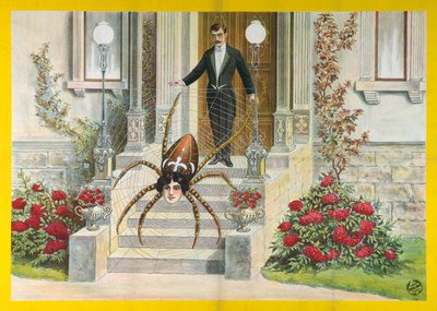 Plakát Spider-Woman, 1922 od Unbekannt