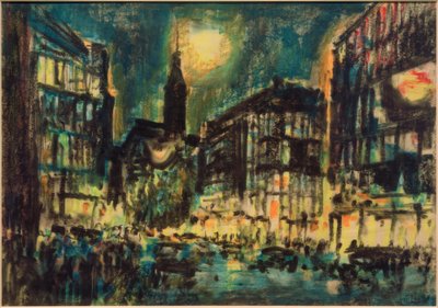 Spittelmarkt v Berlíně od Unbekannt