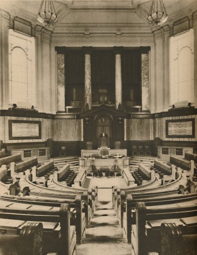 Nádherná síň pro jednání členů londýnské krajské rady, c1935. od Unbekannt