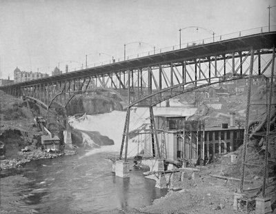 Spokane Falls, Washington, c1897. od Unbekannt