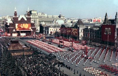 Sportovní přehlídka, Rudé náměstí, Moskva, 1972 od Unbekannt