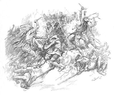 Vyskočil z bažiny a letěl před hrdly slavných střelců, 1902 od Unbekannt