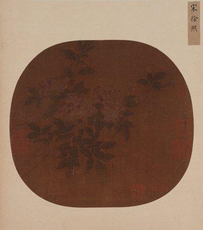 Sprej z růží, dynastie Ming, 1368-1644. od Unbekannt