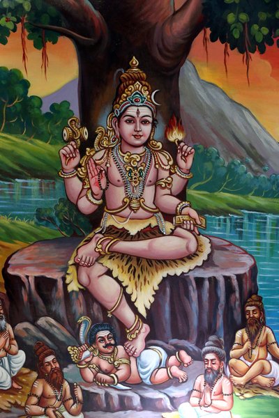 Hinduistický chrám Sri Vadampathira Kaliyamman. Shiva. Singapur od Unbekannt