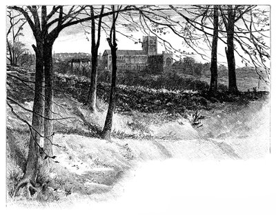 St Albans, z Verulamu, 19. století od Unbekannt