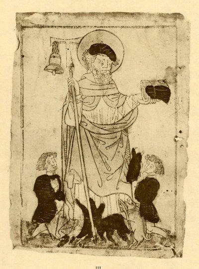 Svatý Antonius poustevník, 1915. od Unbekannt
