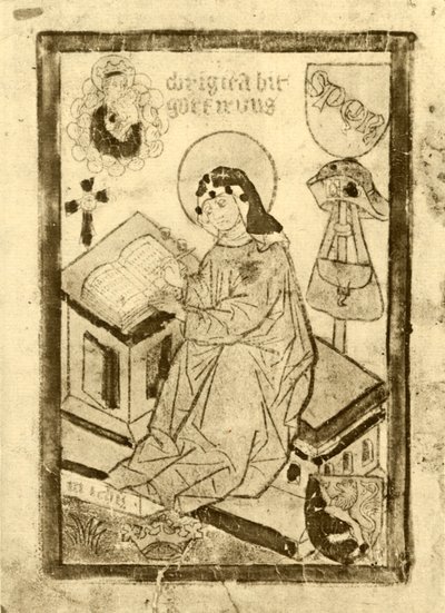 Svatá Brigita Švédská, 1915. od Unbekannt