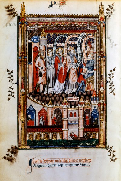 St Denis odvezen do Sisinnia, 1317 od Unbekannt