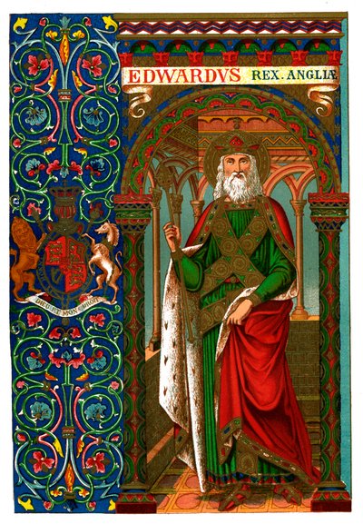 St Edward Vyznavač, 1886 od Unbekannt