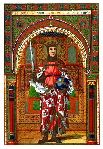 Svatý Ferdinand Ferdinand III Kastilie a León, 1886 od Unbekannt