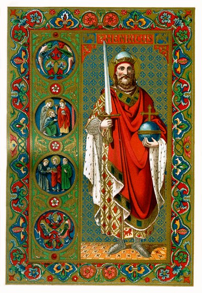 Svatý Jindřich, císař Svaté říše římské, 1886 od Unbekannt