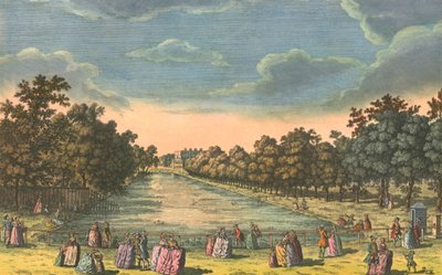 St James Park & Buckingham House, c1763. od Unbekannt