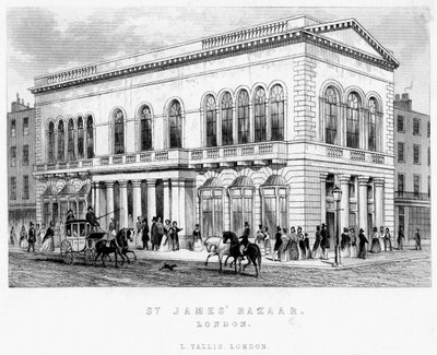 St Jamess Bazaar, Westminster, Londýn od Unbekannt