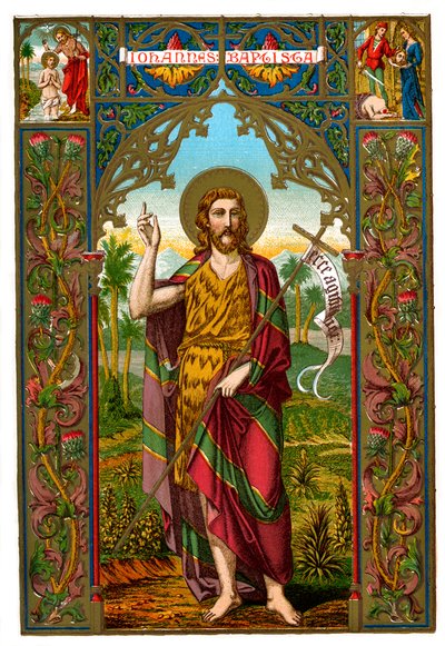 Svatý Jan Křtitel, 1886 od Unbekannt