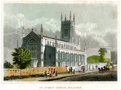 Kostel St Johns, Holloway, Islington, Londýn od Unbekannt