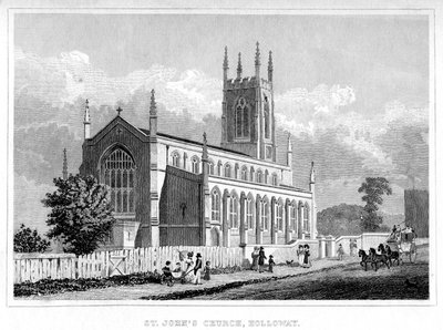 Kostel St Johns, Holloway, Londýn od Unbekannt