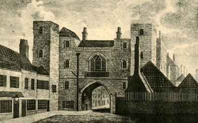 St. Johns Gate, Clerkenwell, 1813, 1925. od Unbekannt